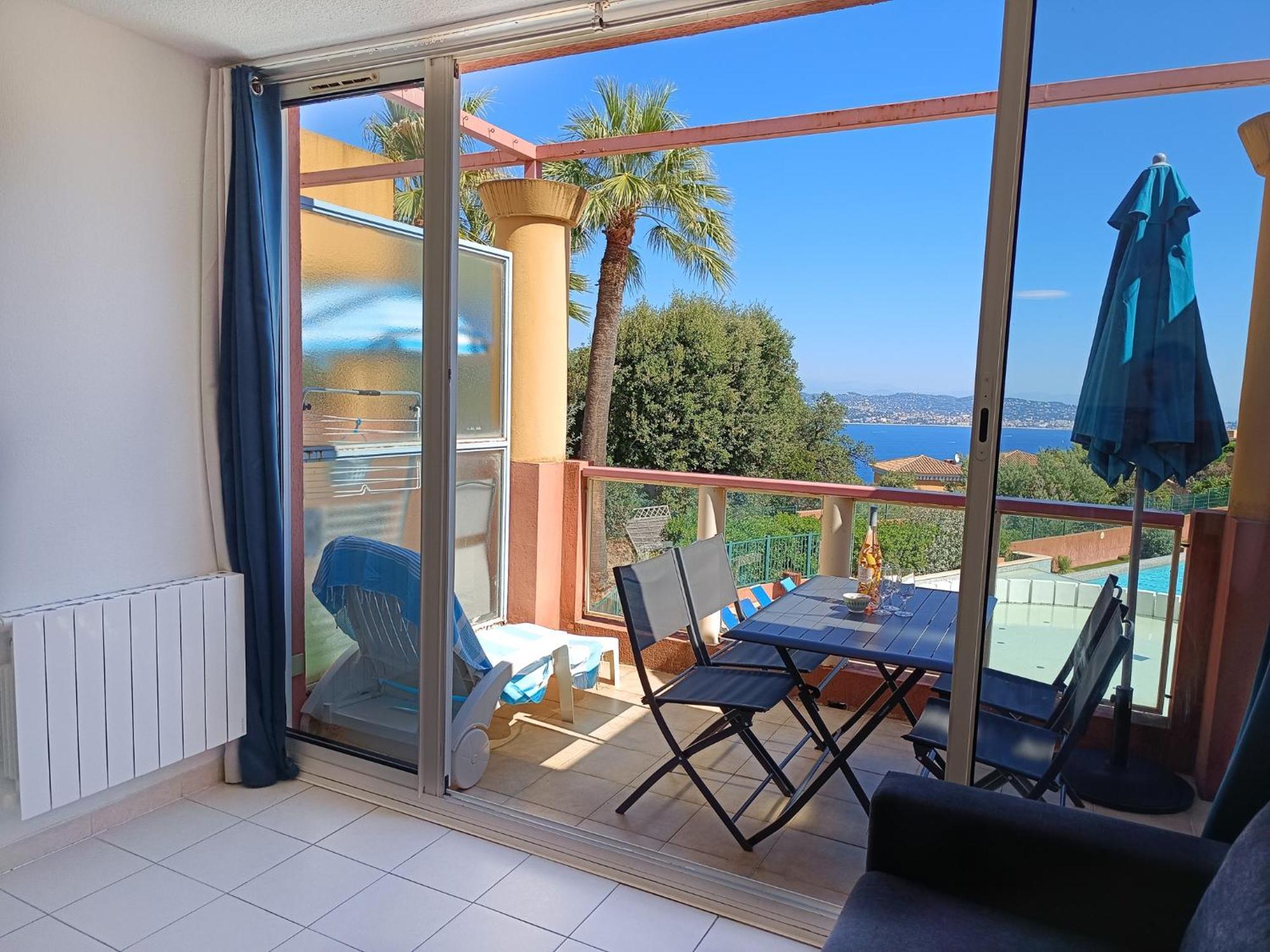 Magnifique Vue Mer Et Piscine - Les Cles De L Esterel Théoule-sur-Mer Zewnętrze zdjęcie