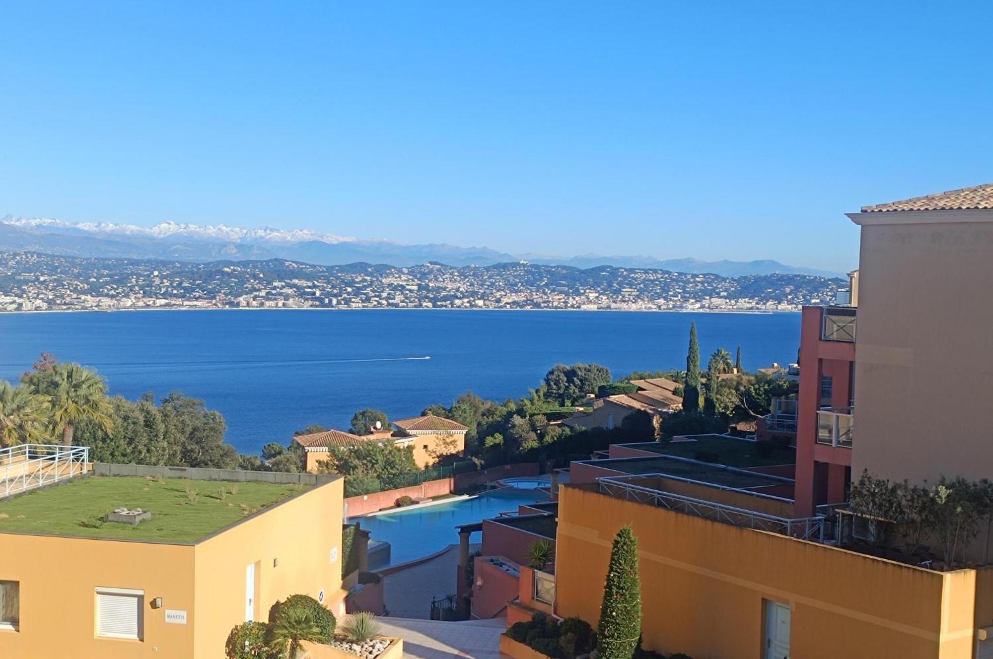 Magnifique Vue Mer Et Piscine - Les Cles De L Esterel Théoule-sur-Mer Zewnętrze zdjęcie