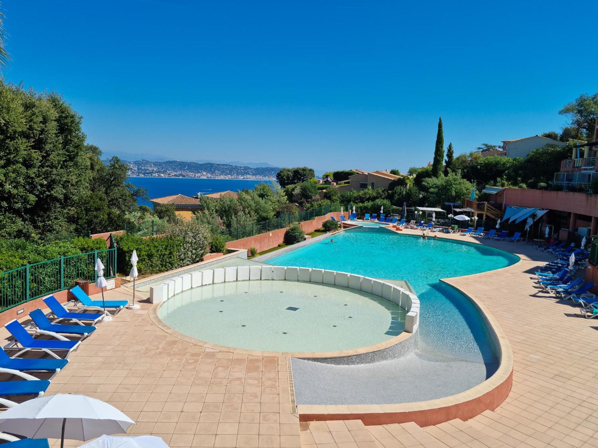 Magnifique Vue Mer Et Piscine - Les Cles De L Esterel Théoule-sur-Mer Zewnętrze zdjęcie